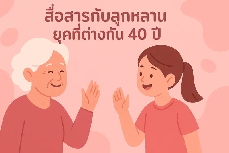 เชื่อมใจต่างวัย: เคล็ดลับสื่อสารกับลูกหลานในยุคดิจิทัล