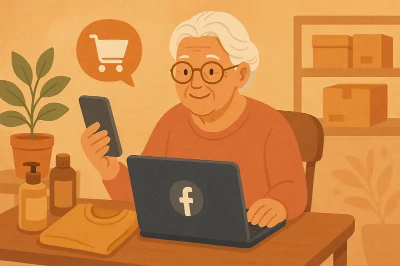 ขายของบน Facebook สำหรับมือใหม่วัย 60+